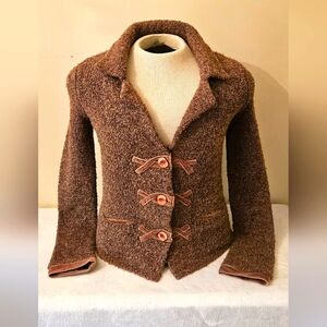 Anthropology HWR Boucle Sweater Jacket XS